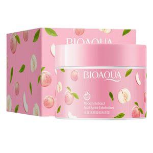 کرم اسکراب صورت و بدن بی آکوا مدل Peach مناسب برای انواع پوست وزن 140 گرم